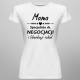 Mama - specjalista ds. negocjacji - damska koszulka z nadrukiem