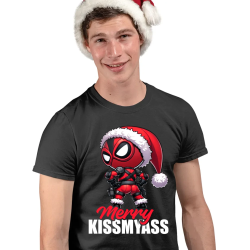 Merry Kissmyass - męska koszulka na prezent