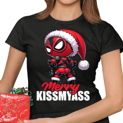 Merry Kissmyass - damska koszulka na prezent