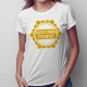 Szefowa pasieki - damska koszulka z nadrukiem