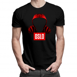 Oslo - męska koszulka z nadrukiem