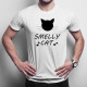 Smelly cat - męska koszulka z nadrukiem