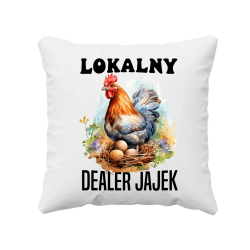 Lokalny dealer jajek - poduszka na prezent