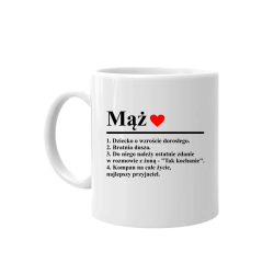 Mąż - definicja - kubek na prezent