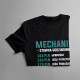 Mechanik - stawka godzinowa - męska koszulka z nadrukiem