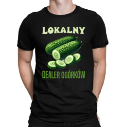 Lokalny dealer ogórków - męska koszulka na prezent