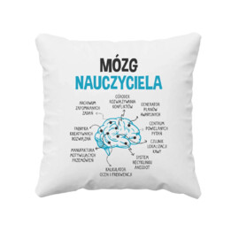 Mózg nauczyciela - poduszka na prezent