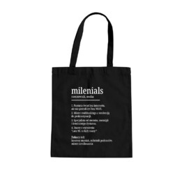 Milenials - definicja słownikowa - torba na prezent