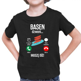 Basen dzwoni muszę iść - dziecięca koszulka na prezent