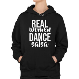 Real women dance salsa - damska bluza na prezent