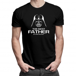 The best father in the galaxy - męska koszulka z nadrukiem