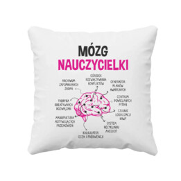 Mózg nauczycielki - poduszka na prezent
