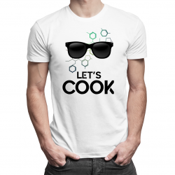 Let's cook - męska lub damska koszulka z nadrukiem