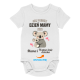 Nasz pierwszy dzień mamy v2 - body dziecięce na prezent - produkt personalizowany