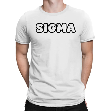 Sigma  - męska koszulka na prezent