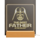 The best father in the galaxy - lampka led z grawerem