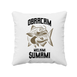 Obracam Wielkimi Sumami - poduszka na prezent