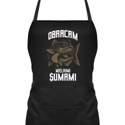 Obracam Wielkimi Sumami - fartuch na prezent