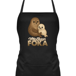Mother foka - fartuch na prezent