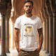 Mi amore espresso macchiato por favore - męska koszulka na prezent