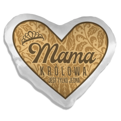 Najlepsza mama na świecie - poduszka serce na prezent