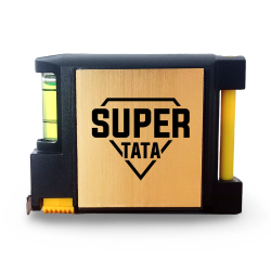 Super tata - grawerowana miara z notesikiem