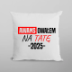 Awansowałem na Tatę - rok - poduszka na prezent - produkt personalizowany