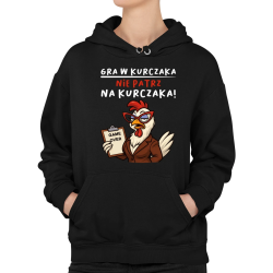 Gra w kurczaka - nie patrz na kurczaka! - damska bluza na prezent