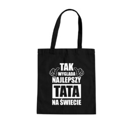 Tak wygląda najlepszy tata na świecie - torba na prezent