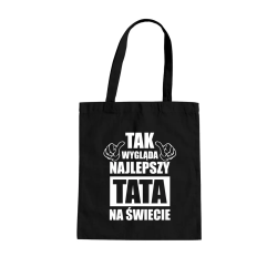 Tak wygląda najlepszy tata na świecie - torba na prezent