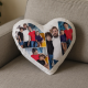 Kolaż zdjęć - poduszka serce na prezent - produkt personalizowany