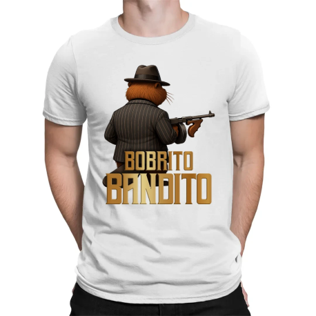 Bobrito Bandito - męska koszulka na prezent