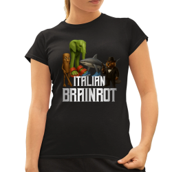 Italian Brainrot - damska koszulka na prezent