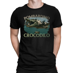 Bombardino Crocodilo - męska koszulka na prezent