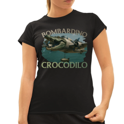 Bombardino Crocodilo - damska koszulka na prezent
