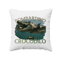 Bombardino Crocodilo - poduszka na prezent