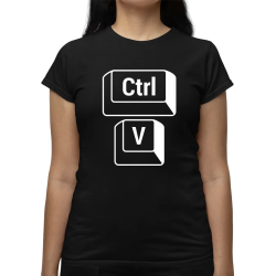 Ctrl+V - damska koszulka na prezent
