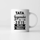 Tata Legenda od ... roku + imiona dzieci - kubek na prezent - produkt personalizowany