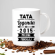 Tata Legenda od ... roku + imiona dzieci - kubek na prezent - produkt personalizowany
