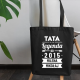 Tata Legenda od ... roku + imiona dzieci - torba na prezent - produkt personalizowany