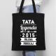 Tata Legenda od ... roku + imiona dzieci - torba na prezent - produkt personalizowany