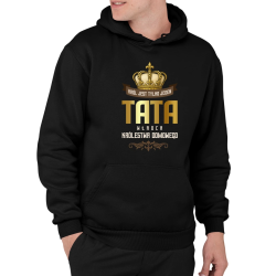 Król Jest Tylko Jeden - Tata - Władca Królestwa Domowego - męska bluza na prezent