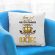 Jam Jest Władca Królestwa Domowego - Ojciec - poduszka na prezent