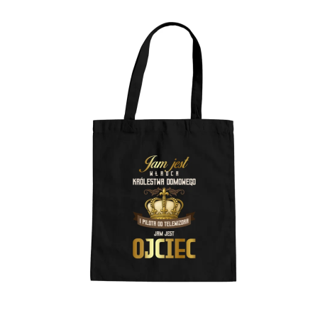 Jam Jest Władca Królestwa Domowego - Ojciec - torba na prezent