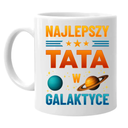 Najlepszy tata w galaktyce - kubek na prezent