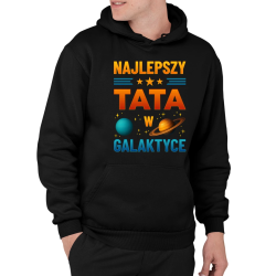 Najlepszy tata w galaktyce - męska bluza na prezent