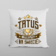 Tatuś Najlepszy Na Świecie - poduszka na prezent
