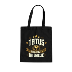 Tatuś Najlepszy Na Świecie - torba na prezent