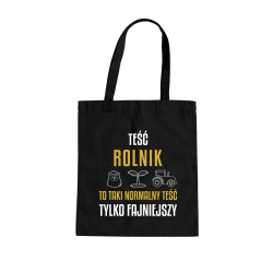 Teść rolnik to taki normalny teść, tylko fajniejszy - torba na prezent