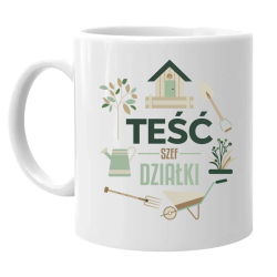 Teść Szef Działki - kubek na prezent